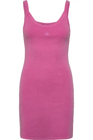 adidas Rib Mini Dress Sport Sport Clothing Sport Dresses & Skirts Sport Dresses Pink