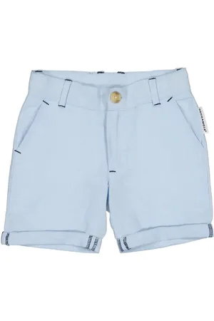 Geggamoja Linen Shorts Bottoms Shorts Blue