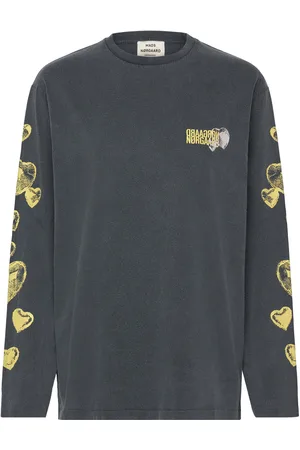 Mads Norgaard Cotton Jersey Jerry Tee Ls Tops T-shirts & Tops Long-sleeved Black