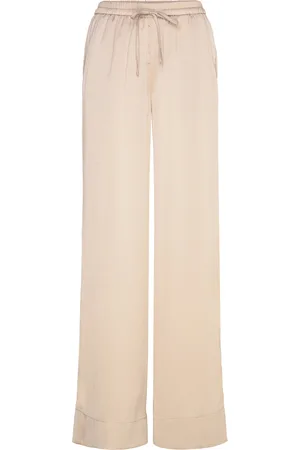 Fiveunits Paulafv Bottoms Trousers Straight Leg Beige