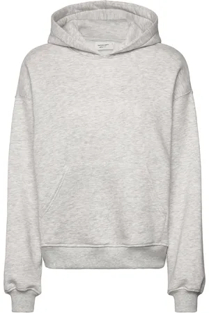 Gina Tricot Basic Original Hoodie Tops Sweatshirts & Hoodies Hoodies Grey
