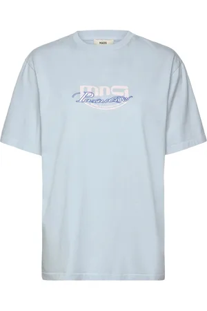 Mads Norgaard Cotton Jersey Dassel Tee Tops T-shirts & Tops Short-sleeved Blue