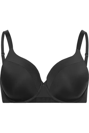 Lindex Bra Dahlia Matt Shiny Plus Lingerie Bras & Tops Full Cup Bras Black