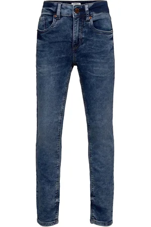 Lindex Trousers Denim Jersey Staffan Bottoms Jeans Skinny Jeans Blue