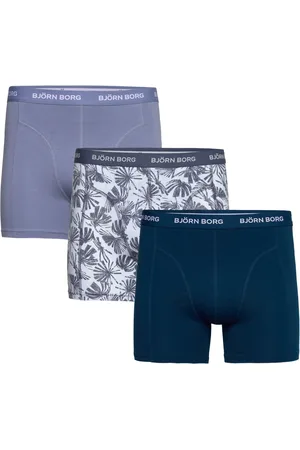 Björn Borg Cotton Stretch Boxer 3P Boxershorts Blue