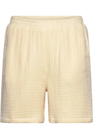Daily paper Enzi Seersucker Shorts Designers Shorts Casual Yellow