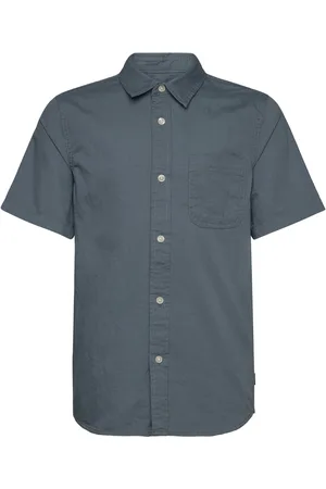 Vans Lawson Solid Ss Woven By Sport Shirts Short-sleeved Shirts Grey