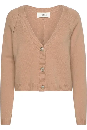 Bash Carila Cardigan Tops Knitwear Cardigans Brown
