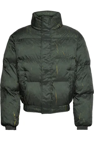 Daily paper Renako Puffer Jacket Foret Jakke Khaki Green