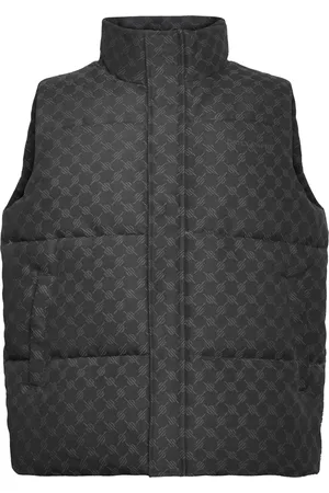Daily paper Pondo Cotton Monogram Bodywarmer Vest Black