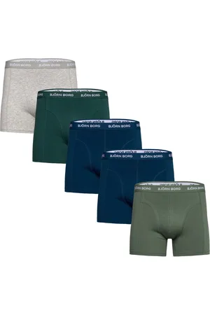 Björn Borg Cotton Stretch Boxer 5P Boxershorts Blue
