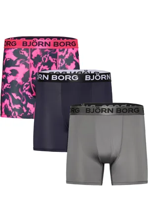 Björn Borg Sports Microfiber Boxer 3P Sport Sport Clothing Sport Underwear Sport Boxers Multi/patterned