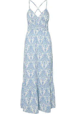 Y.A.S Cinni Sl Ankle Dress S. Dresses Summer Dresses Blue