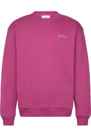 Les Deux Crew Sweatshirt Tops Sweatshirts & Hoodies Hoodies Pink