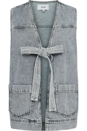 Numph Nubrooklyn Vest Vests Denim Vests Blue