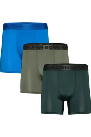 Björn Borg Sports Microfiber Boxer 3P Sport Sport Clothing Sport Underwear Sport Boxers Navy