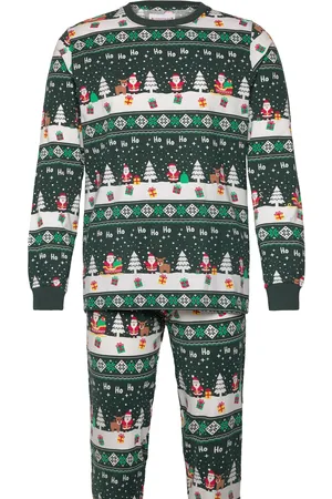 Christmas Sweats The Jolly Good Pyjamas Pyjamas Nattøj Green