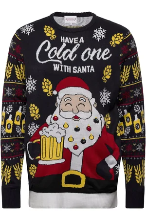 Christmas Sweats Have A Cold With Santa Christmas Jumper Tops Knitwear Round Necks Multi/patterned