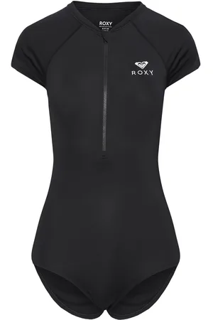 Roxy Essentials Cs Sie Zipped 2 Badedragt Badetøj Black
