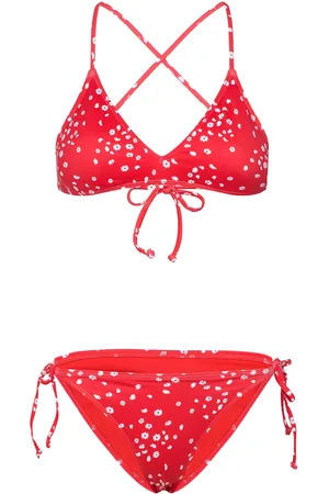 Roxy Pt Beach Classics Strappy Set Sport Sport Clothing Sport Swimwear Sport Bikinis Red