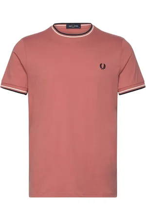 Fred Perry Twin Tipped T-Shirt Designers T-Kortærmet Skjorte Coral
