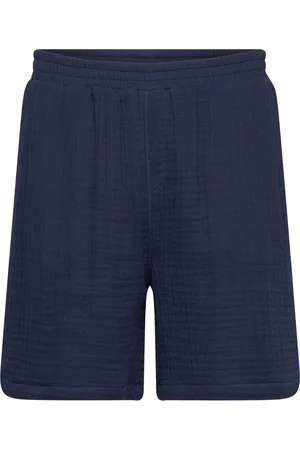 Daily paper Enzi Seersucker Short Designers Shorts Casual Navy