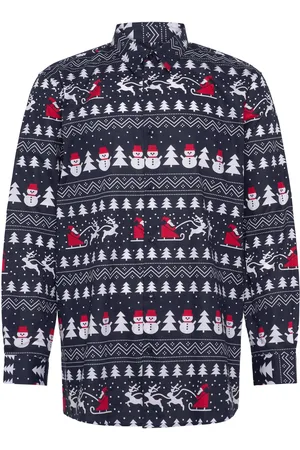 Christmas Sweats The Stylish Christmas Shirt Tops Shirts Casual Navy