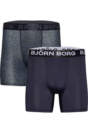Björn Borg Sports Microfiber Boxer 2P Sport Sport Clothing Sport Underwear Sport Boxers Navy