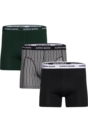 Björn Borg Cotton Stretch Boxer 3P Boxershorts Black