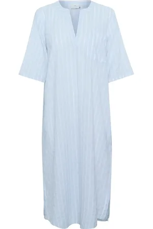 Kaffe Kasara Kaftan Dress Maxikjole Festkjole Blue