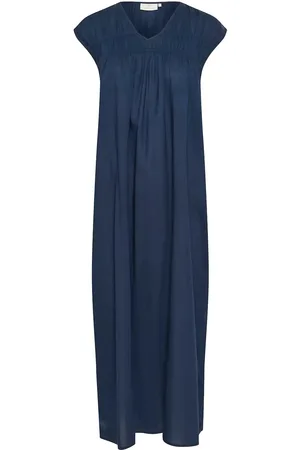 Kaffe Kathua Dress Maxikjole Festkjole Navy