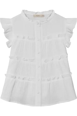 Fliink Cha Cha Tunic Tops Blouses & Tunics White