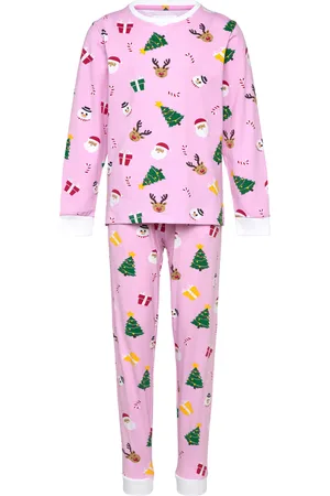 Christmas Sweats The Pinkish Pyjamas Kids Pyjamassæt Pink