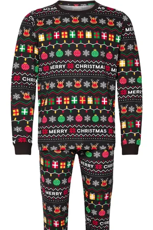 Christmas Sweats The Joyful Christmas Pyjamas Pyjamas Nattøj Black