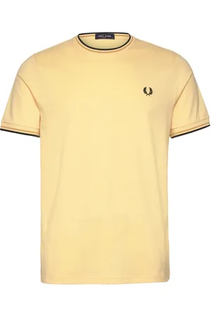 Fred Perry Twin Tipped T-Shirt Designers T-Kortærmet Skjorte Yellow