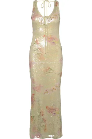 Bardot Eloda Sequin Midi Dress Knælang Kjole White