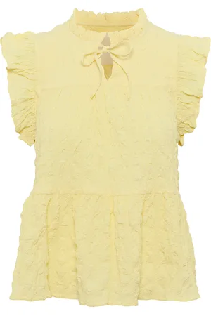Part Two Gimalinepw To Tops Blouses Sleeveless Yellow