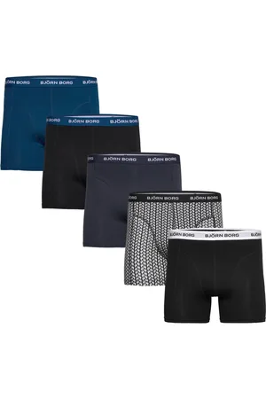 Björn Borg Cotton Stretch Boxer 5P Boxershorts Black