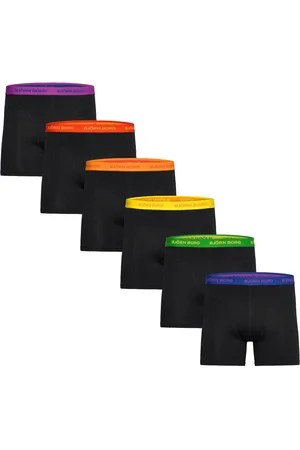 Björn Borg Cotton Stretch Boxer 6P Boxershorts Black