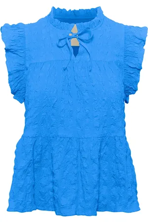 Part Two Gimalinepw To Tops Blouses Sleeveless Blue