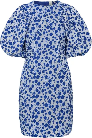 Y.A.S Tira 2/4 Dress Dresses Summer Dresses Blue