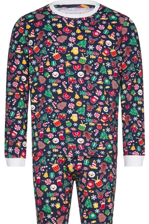 Christmas Sweats Crazy Christmas Pajamas Pyjamas Nattøj Black