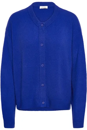 American Vintage Damsville Tops Knitwear Cardigans Blue