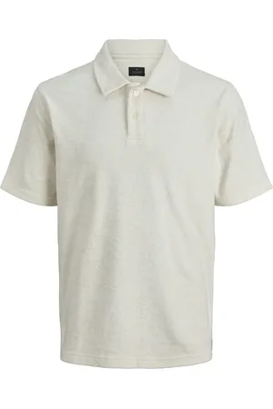JACK & JONES Jprblaben Ss Polo Tops Knitwear Short Sleeve Knitted Polos Cream Jack & J S