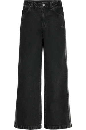 adidas Denim 3S Pant Sport Women Sport Clothing Sport Pants Sport Casual Trousers Black