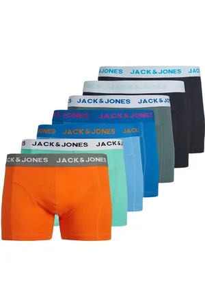 JACK & JONES Jaccarl Solid Trunks 7 Pack Boxershorts Multi/patterned Jack & J S