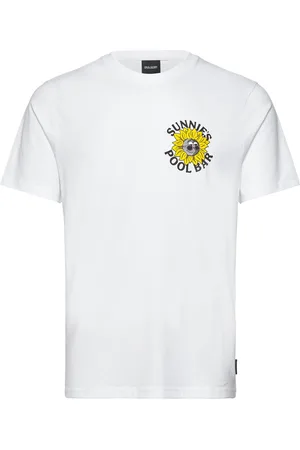 Lyle & Scott Sunnies Pool Bar Graphic T-Shirt Tops T-Kortærmet Skjorte White