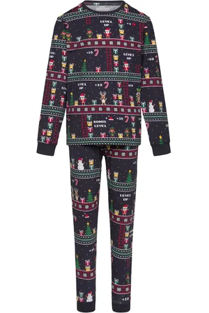 Christmas Sweats Vintage Gaming Pyjamas Kids Pyjamassæt Navy