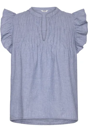 mbyM Gemala-M Tops Blouses Sleeveless Blue