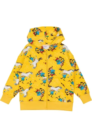 Martinex Självsäker Munkjacka Tops Sweatshirts & Hoodies Hoodies Yellow
